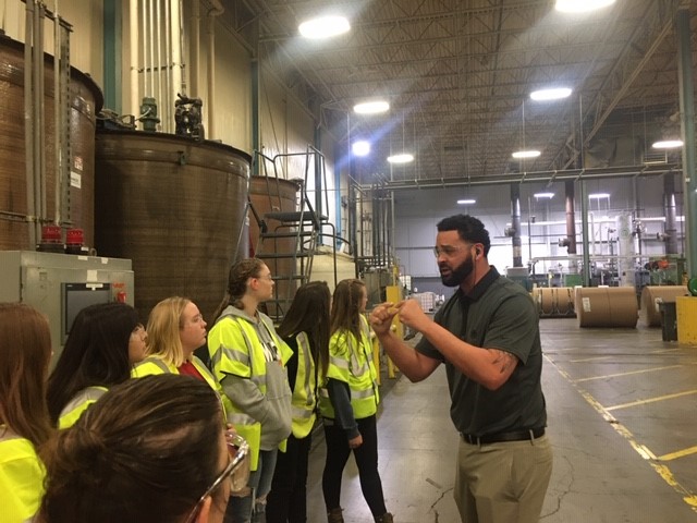 kids on a manufacturing tour